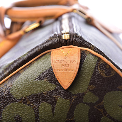 Louis Vuitton Graffiti Keepall 50 Kaki 7 of 17