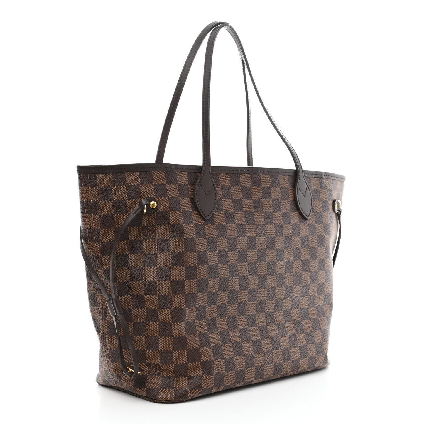 Damier Ebene Neo Neverfull MM Rose Ballerine