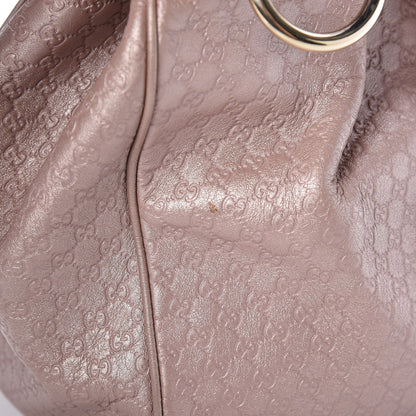 Gucci Metallic Microguccissima Medium Sukey Tote Dark Cipria 18 of 19
