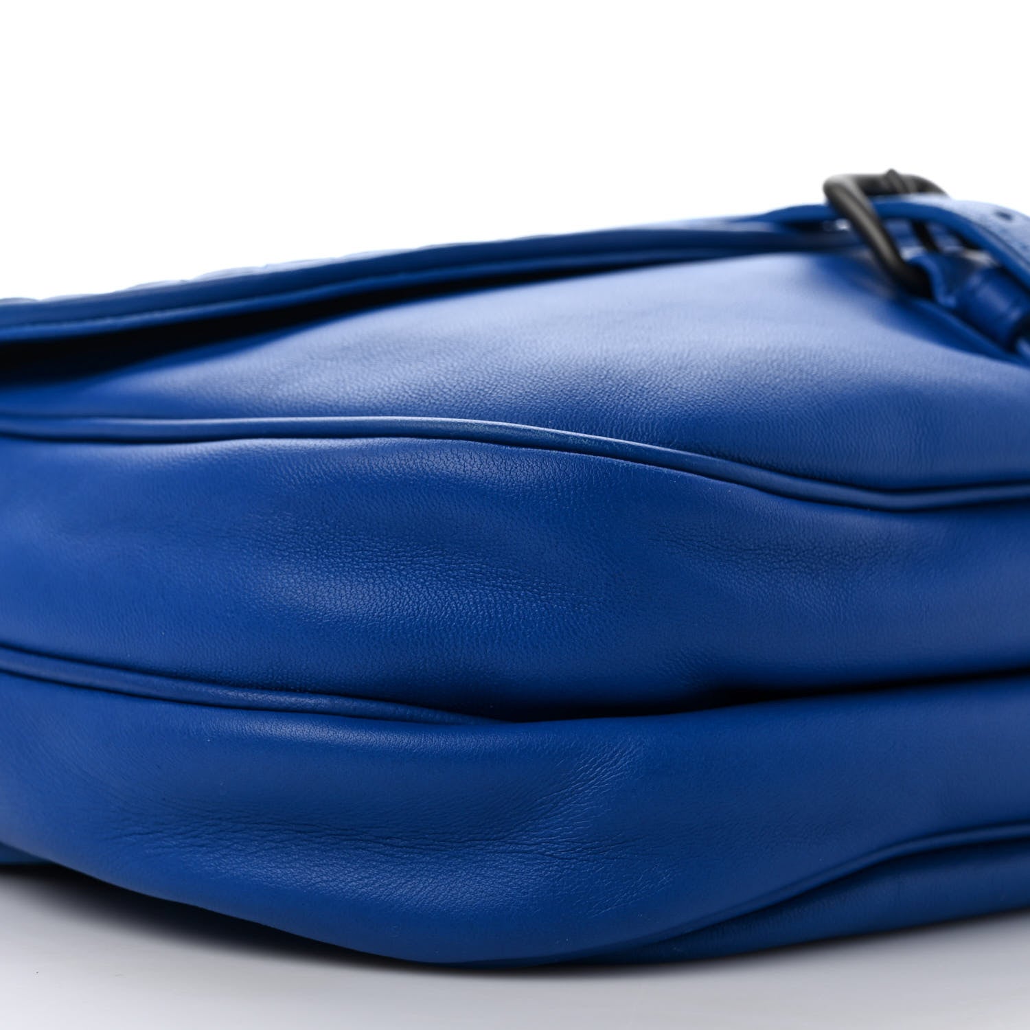 Bottega Veneta Nappa Intrecciato Double Sided Crossbody Bag Signal Blue 6 of 7