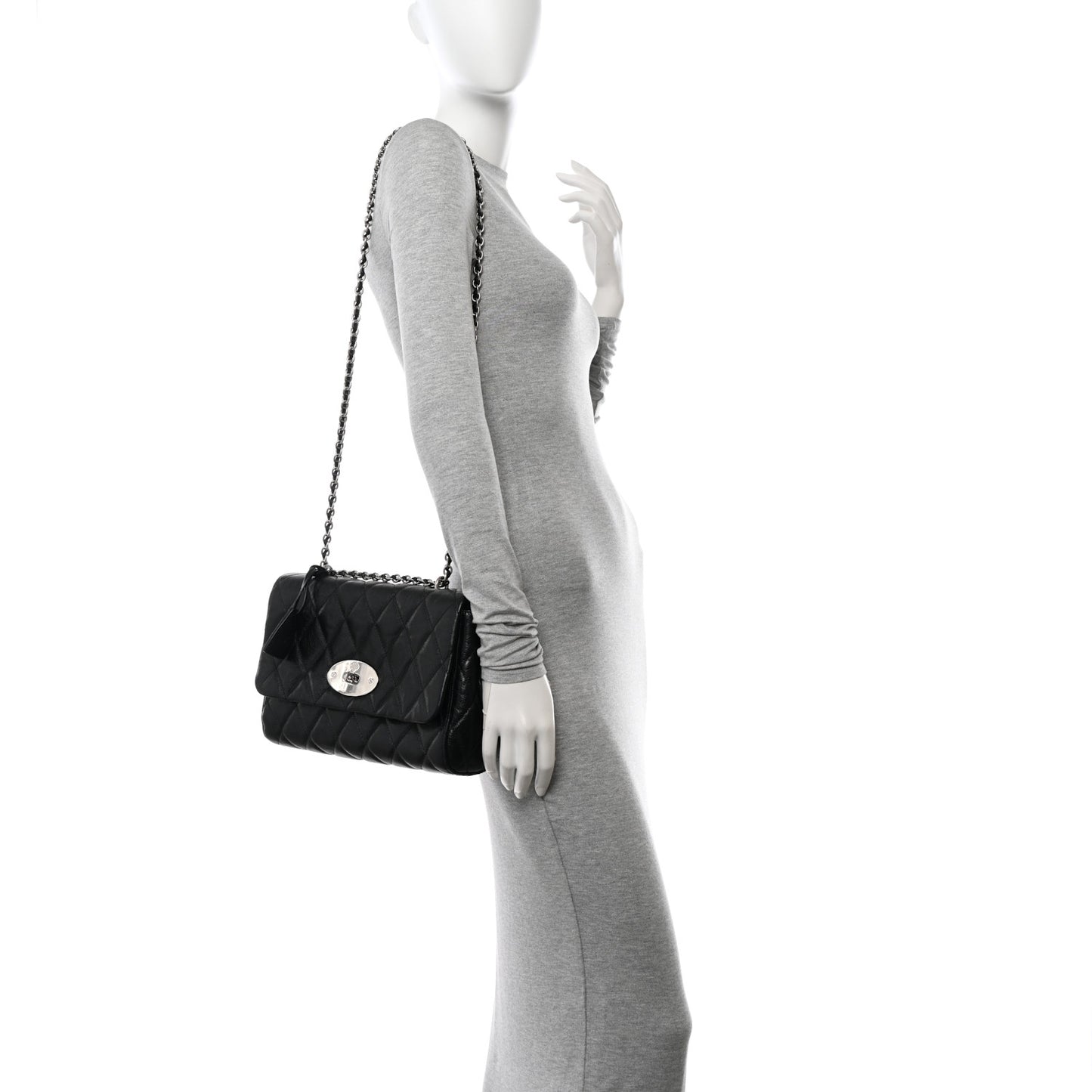 Shiny Buffalo Medium Lily Flap Black