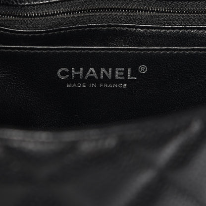 Chanel Caviar Quilted Jumbo Single Flap Black 7 of 9