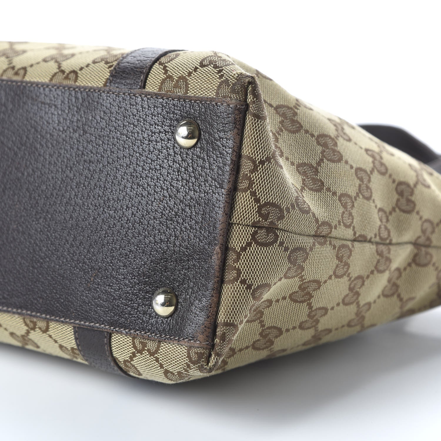 Gucci Monogram Medium Abbey Tote Dark Brown 6 of 11