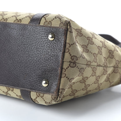 Gucci Monogram Medium Abbey Tote Dark Brown 6 of 11