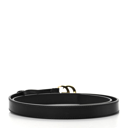 Gucci Plutone Calfskin Double G 20mm Belt 90 36 Black 3 of 6