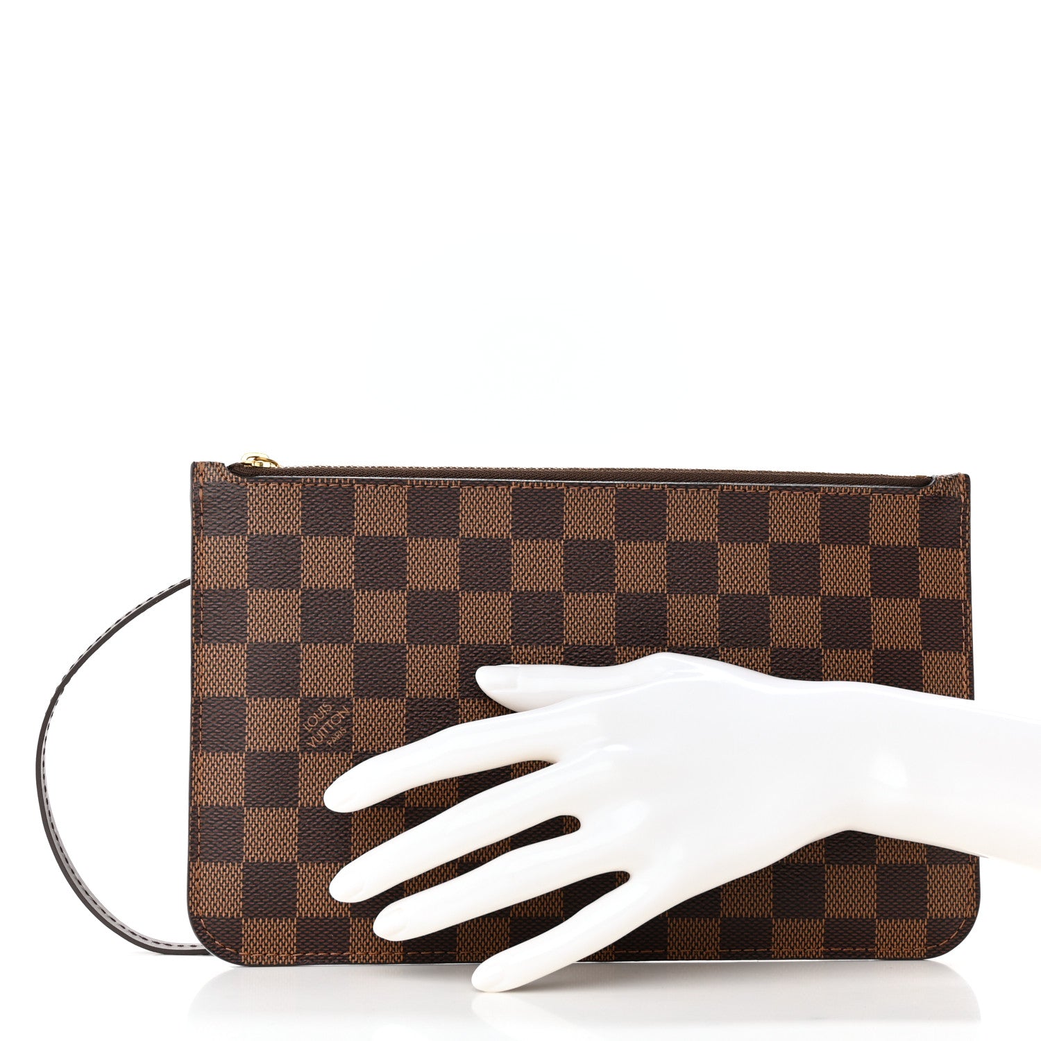 Louis Vuitton Damier Ebene Neverfull MM GM Pochette 2 of 10