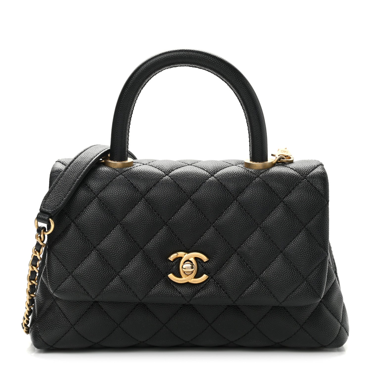 Chanel Caviar Quilted Mini Coco Handle Flap Black 1 of 11