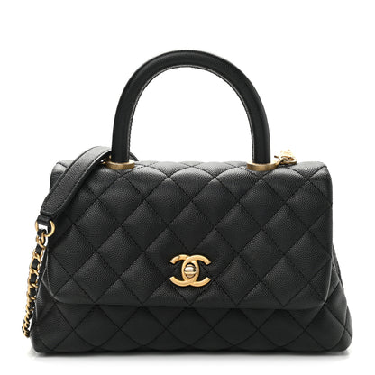 Chanel Caviar Quilted Mini Coco Handle Flap Black 1 of 11