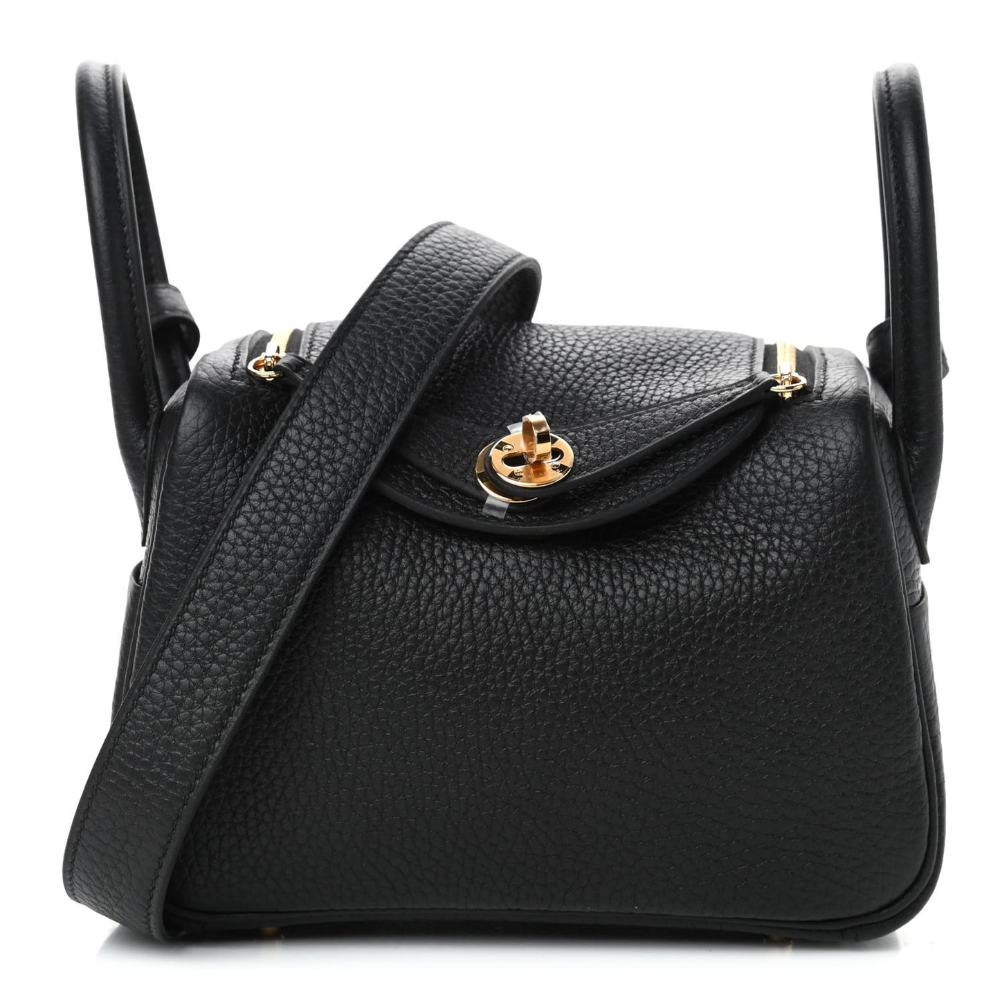 Taurillon Clemence Mini Lindy 20 Black