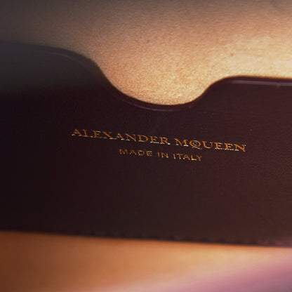 Alexander McQueen Sweet Calfskin Small Heroine 30 Burgundy 6 of 9