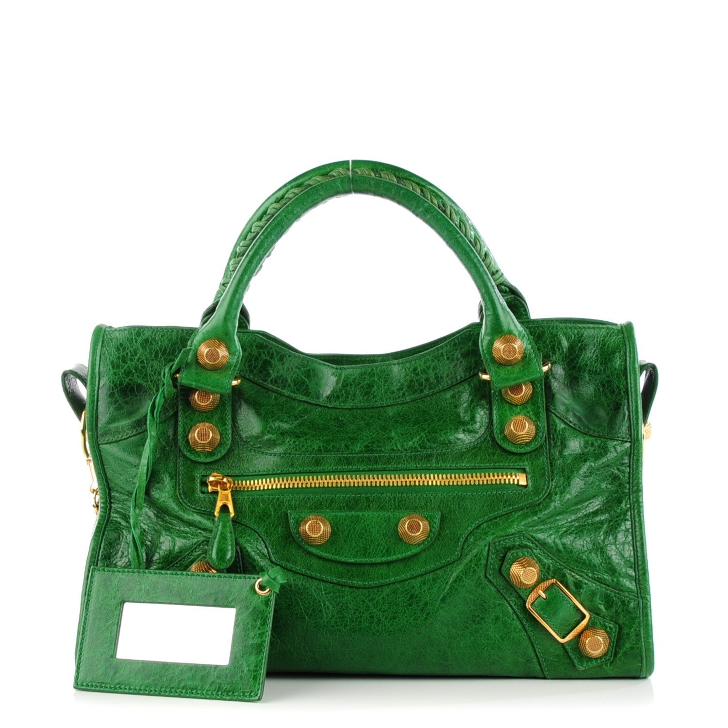 Balenciaga Chevre Giant 21 Gold Hardware City Vert Gazon 1 of 8