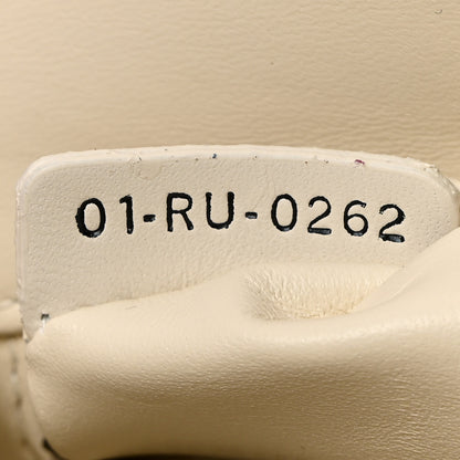 Christian Dior Lambskin Maxi Cannage 30 Montaigne Chain Top Handle Bag Off White 7 of 10