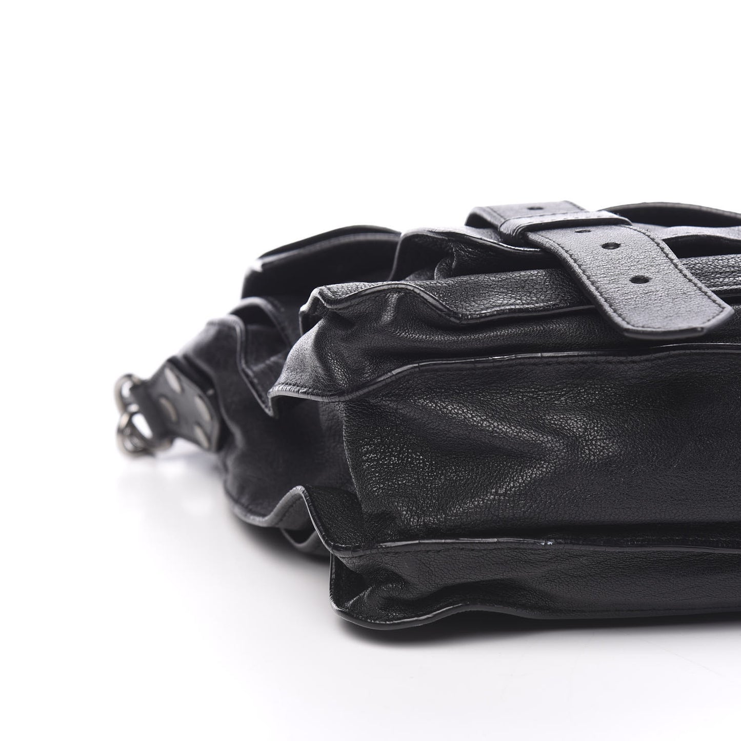 Lambskin Medium PS1 Satchel Black