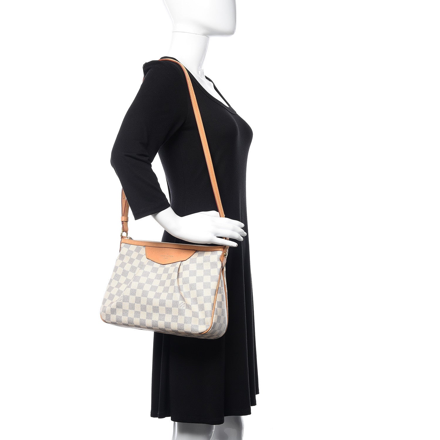Louis Vuitton Damier Azur Siracusa PM 2 of 13