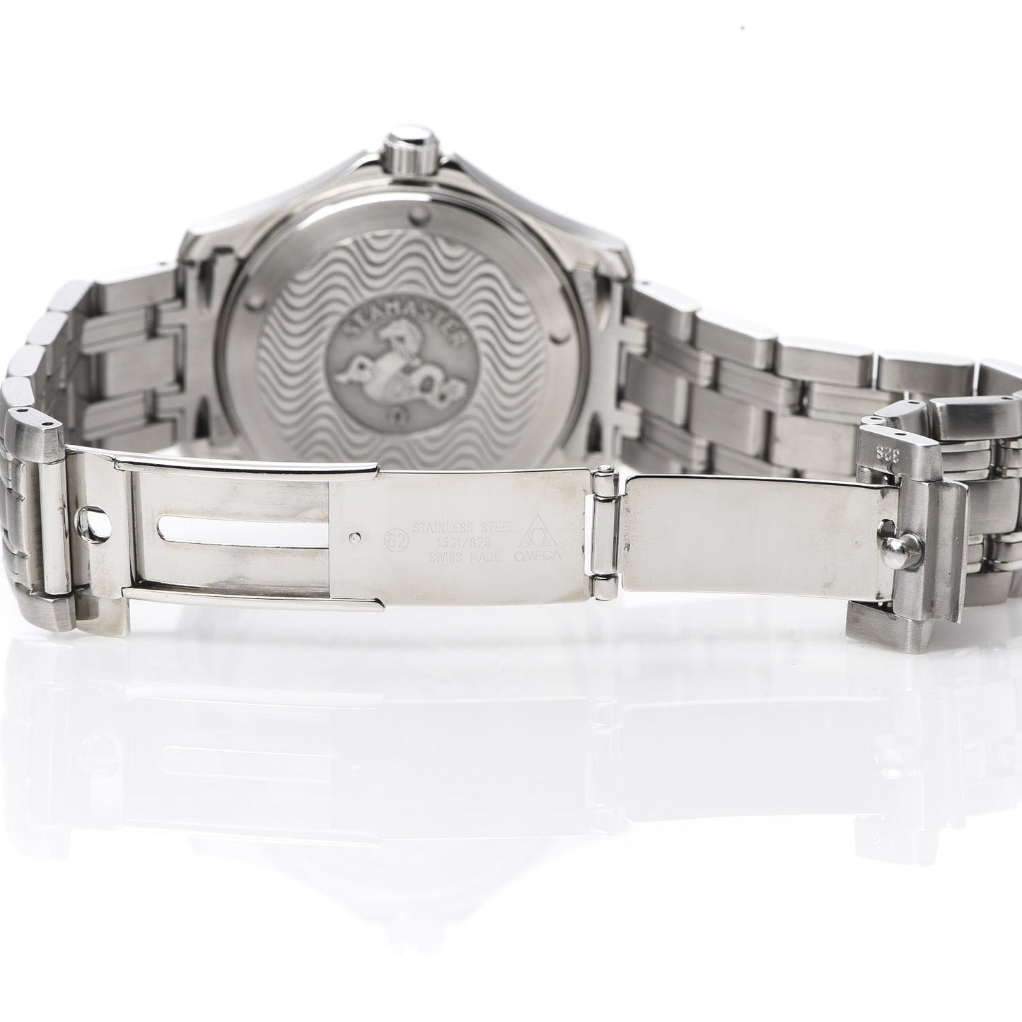 Stainless Steel 36mm Seamaster Quartz Watch Black 2511.52