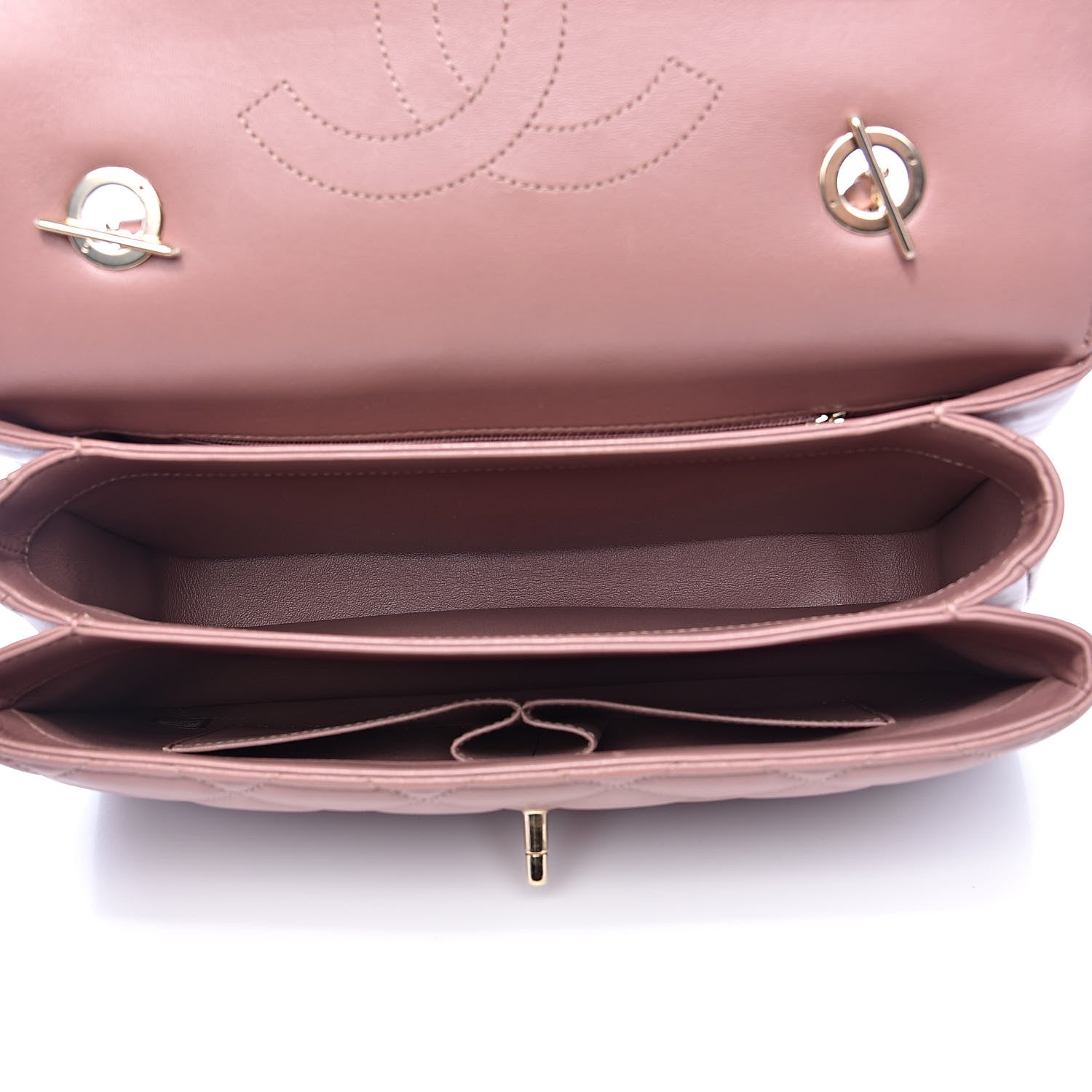 Chanel Lambskin Quilted Medium Trendy CC Flap Dual Handle Bag Pink 5 of 10