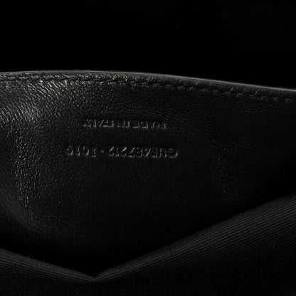 Saint Laurent Sheepskin Matelasse Chevron Monogram Large College Satchel Black 8 of 11