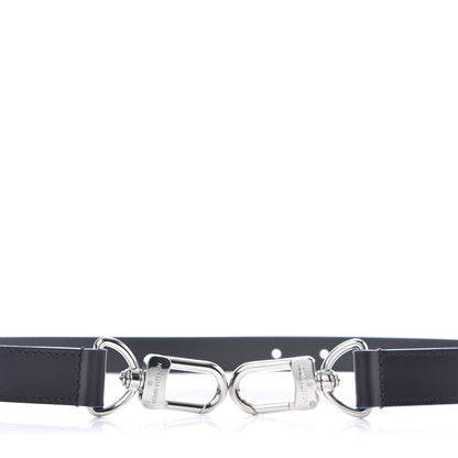 Louis Vuitton Calfskin Adjustable Keepall Bandouliere Shoulder Strap Blue 3 of 3