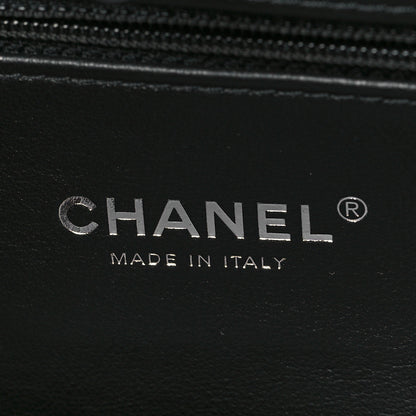 Chanel Lambskin Chain Rows Quilted Chain Hobo Black 6 of 9