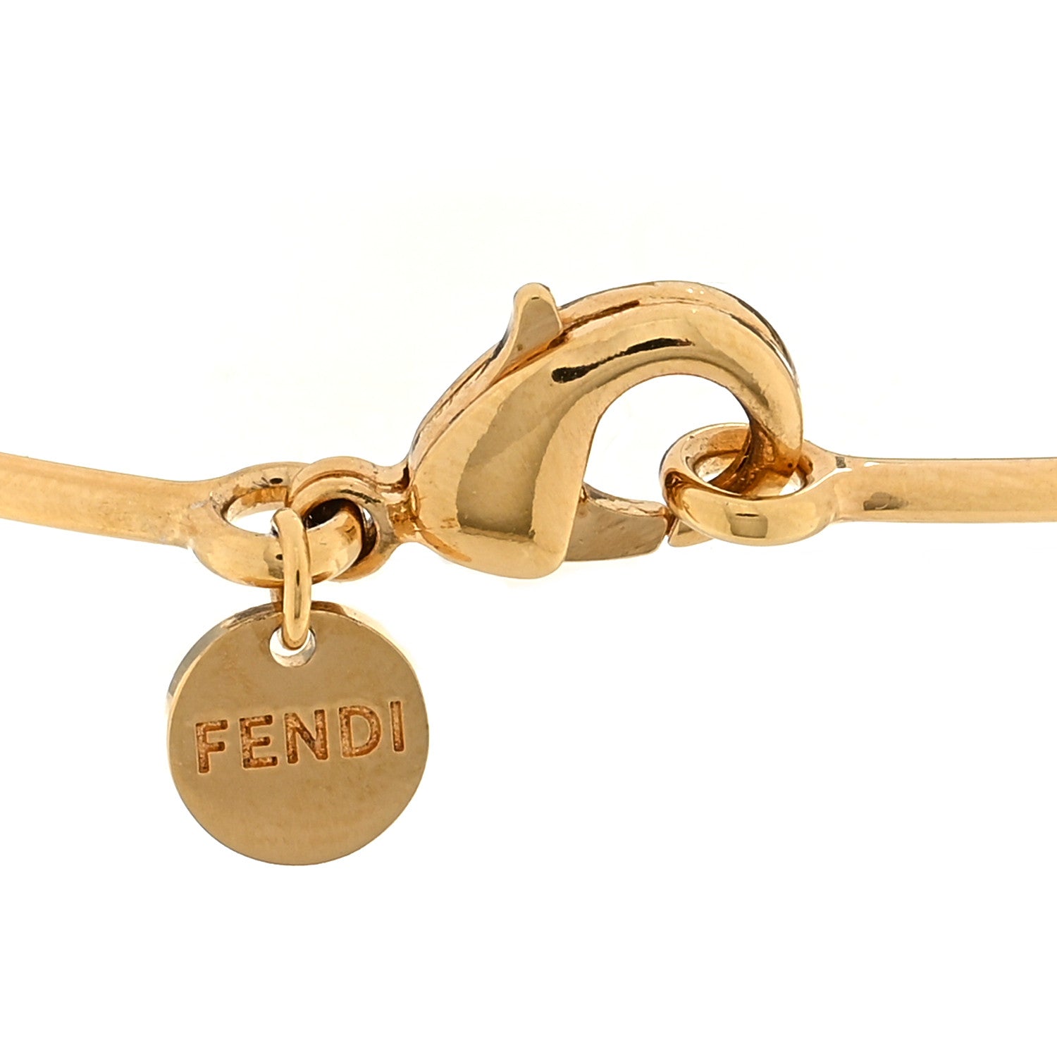 Fendi F Is Fendi Metal Bracelet L Gold 4 of 5
