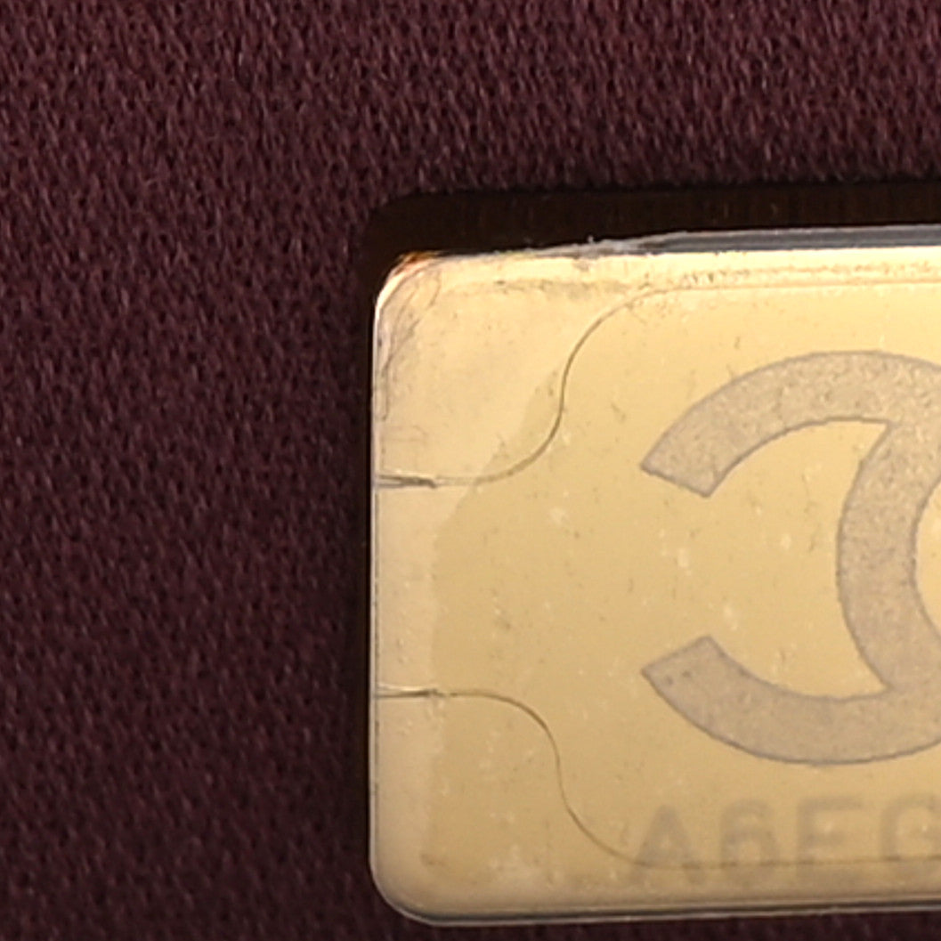 Caviar Quilted Small Chanel 25 Handbag Burgundy