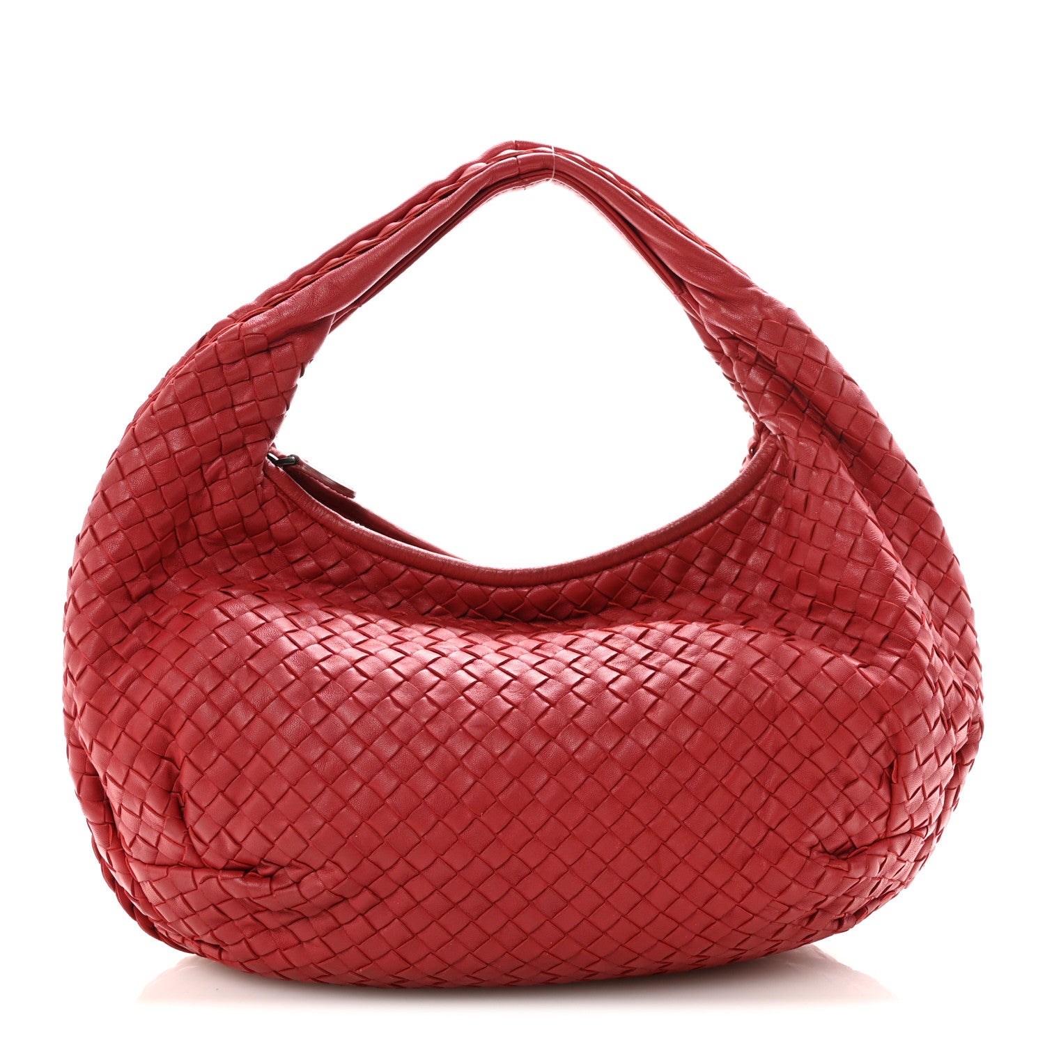 Bottega Veneta Nappa Intrecciato Medium Belly Veneta Hobo Rust 1 of 9