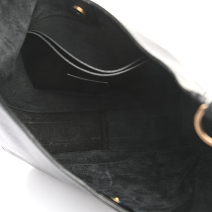 Valentino Garavani Calfskin Logo Embossed Crossbody Bag Black 5 of 9