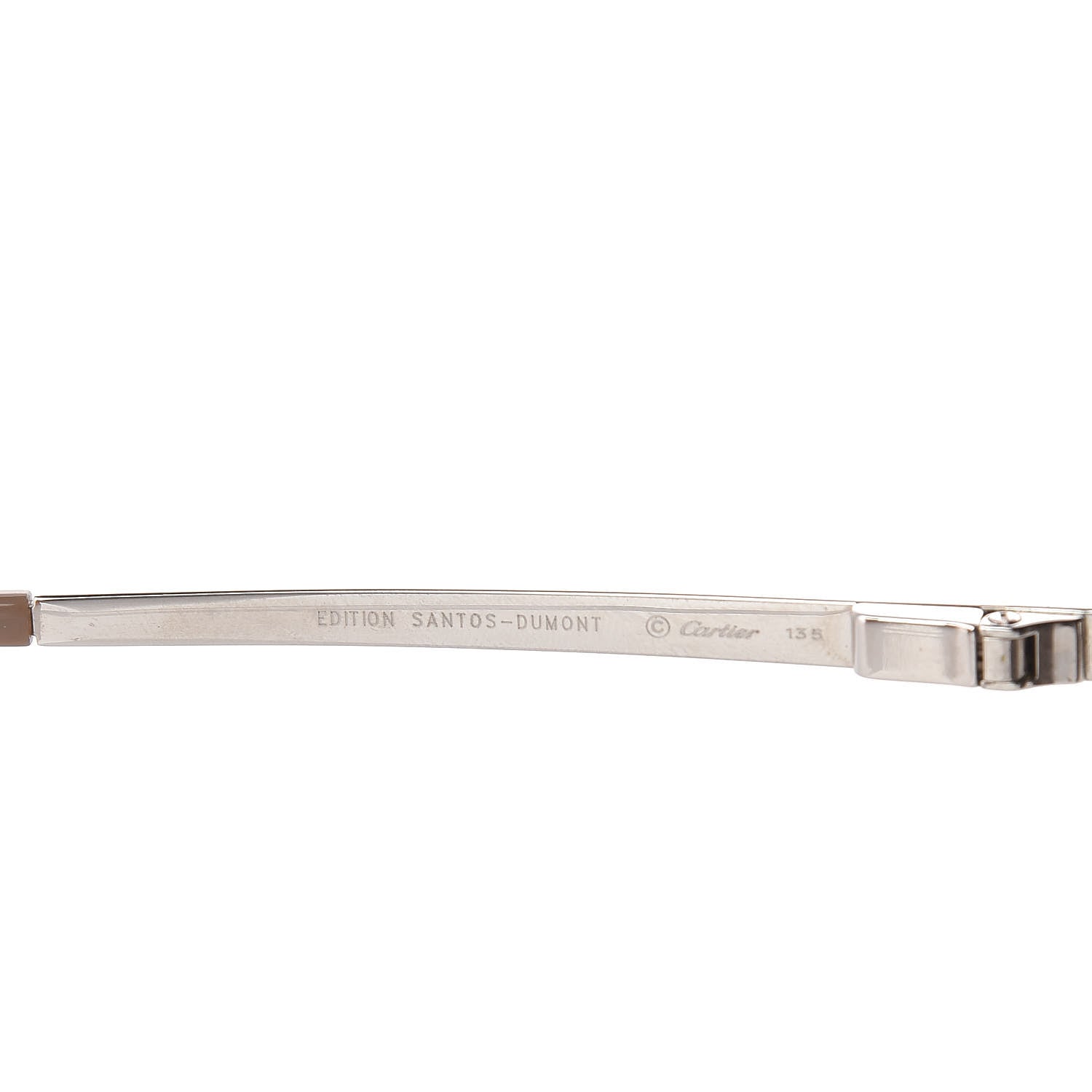 Cartier Santos Dumont Aviator Sunglasses Silver 5 of 7