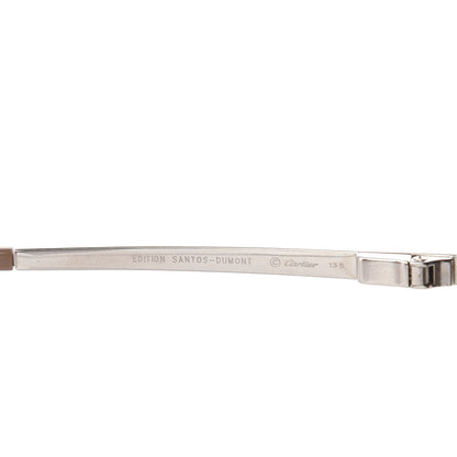 Cartier Santos Dumont Aviator Sunglasses Silver 5 of 7