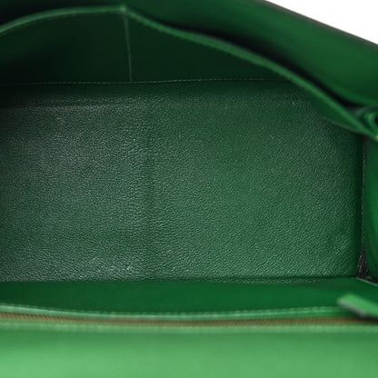 Hermes Courchevel Kelly Retourne 28 Vert Clair 5 of 14