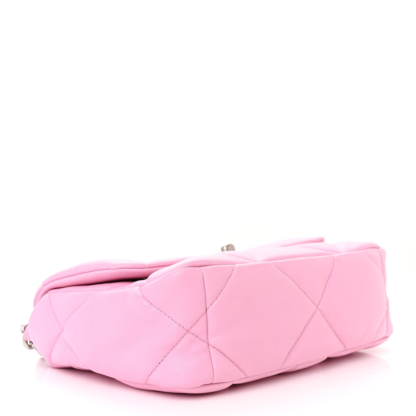 Lambskin Quilted Medium Chanel 19 Flap Pink