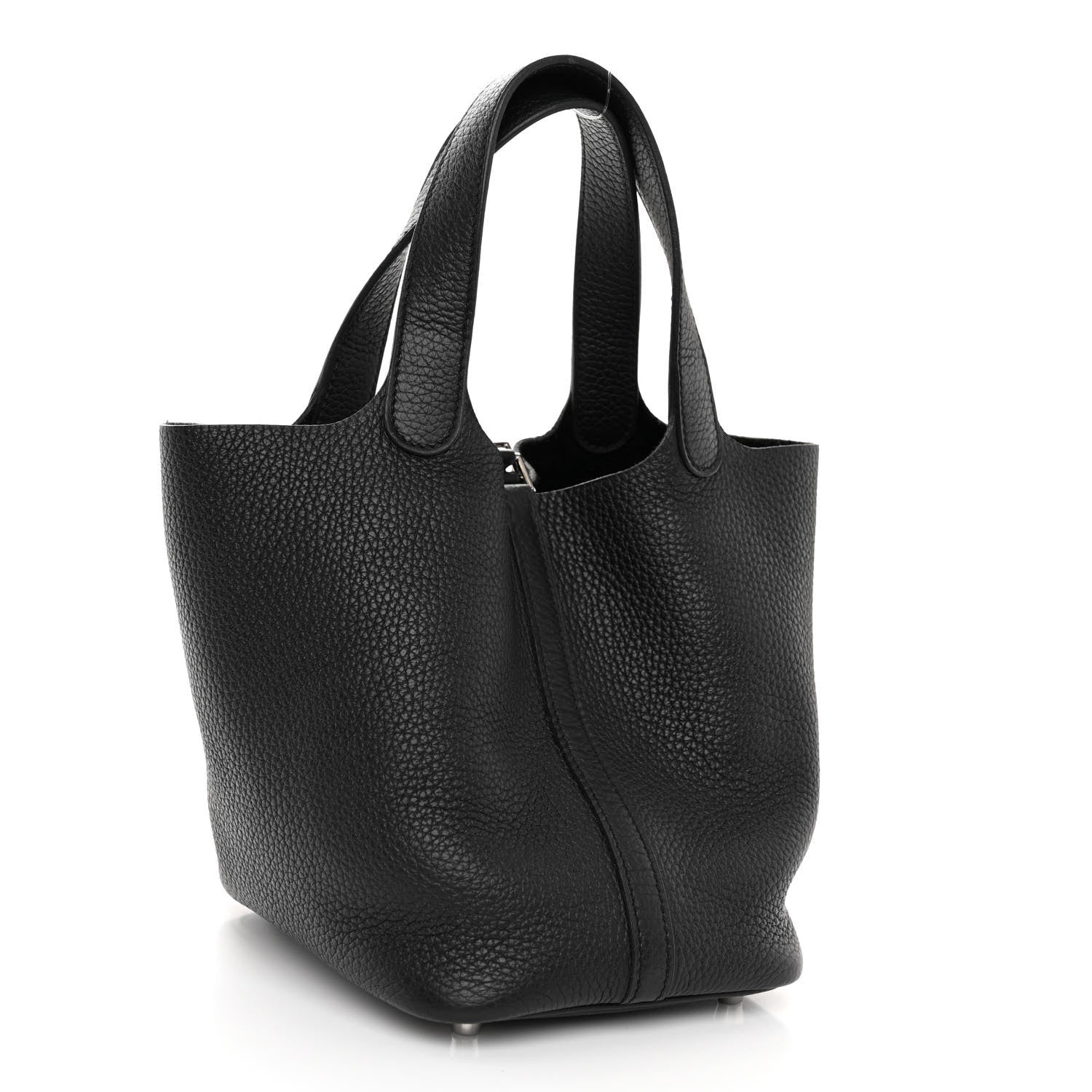 Hermes Taurillon Clemence Picotin Lock 18 PM Black 3 of 11