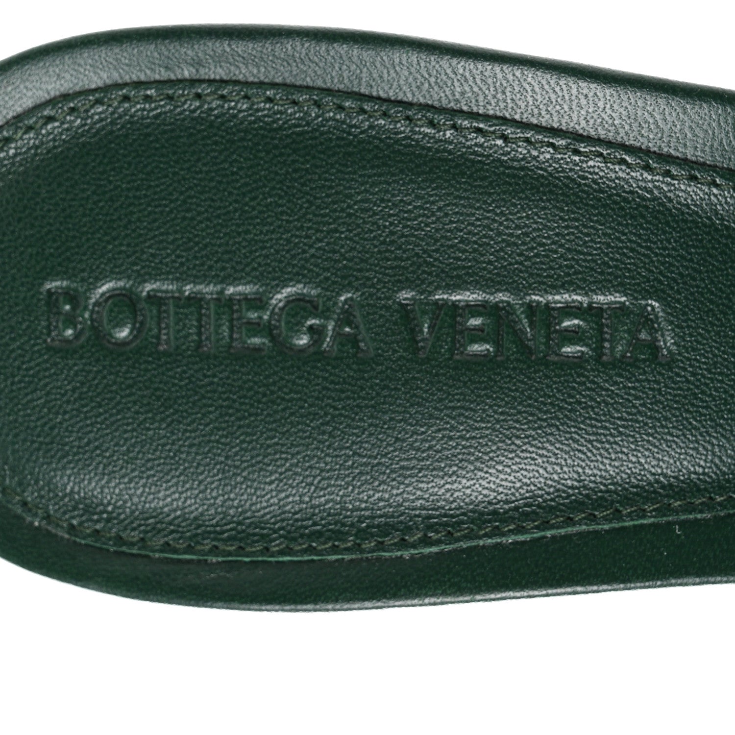 Bottega Veneta Nappa Matelasse Padded Mule Sandals 39 Pine Green 8 of 9