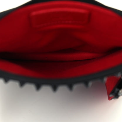 Christian Louboutin Empire Calfskin Spikes Loubilab Clutch Black 4 of 9