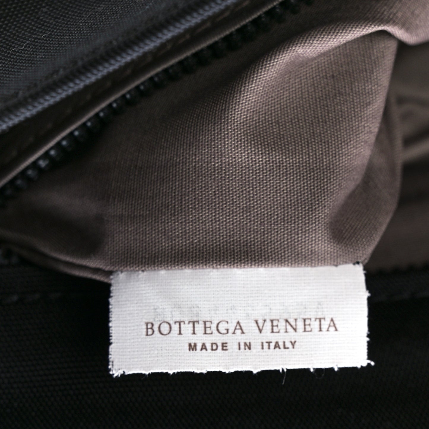 Canvas Calfskin Intrecciato Messenger Black