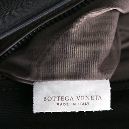 Bottega Veneta Canvas Calfskin Intrecciato Messenger Black 7 of 12