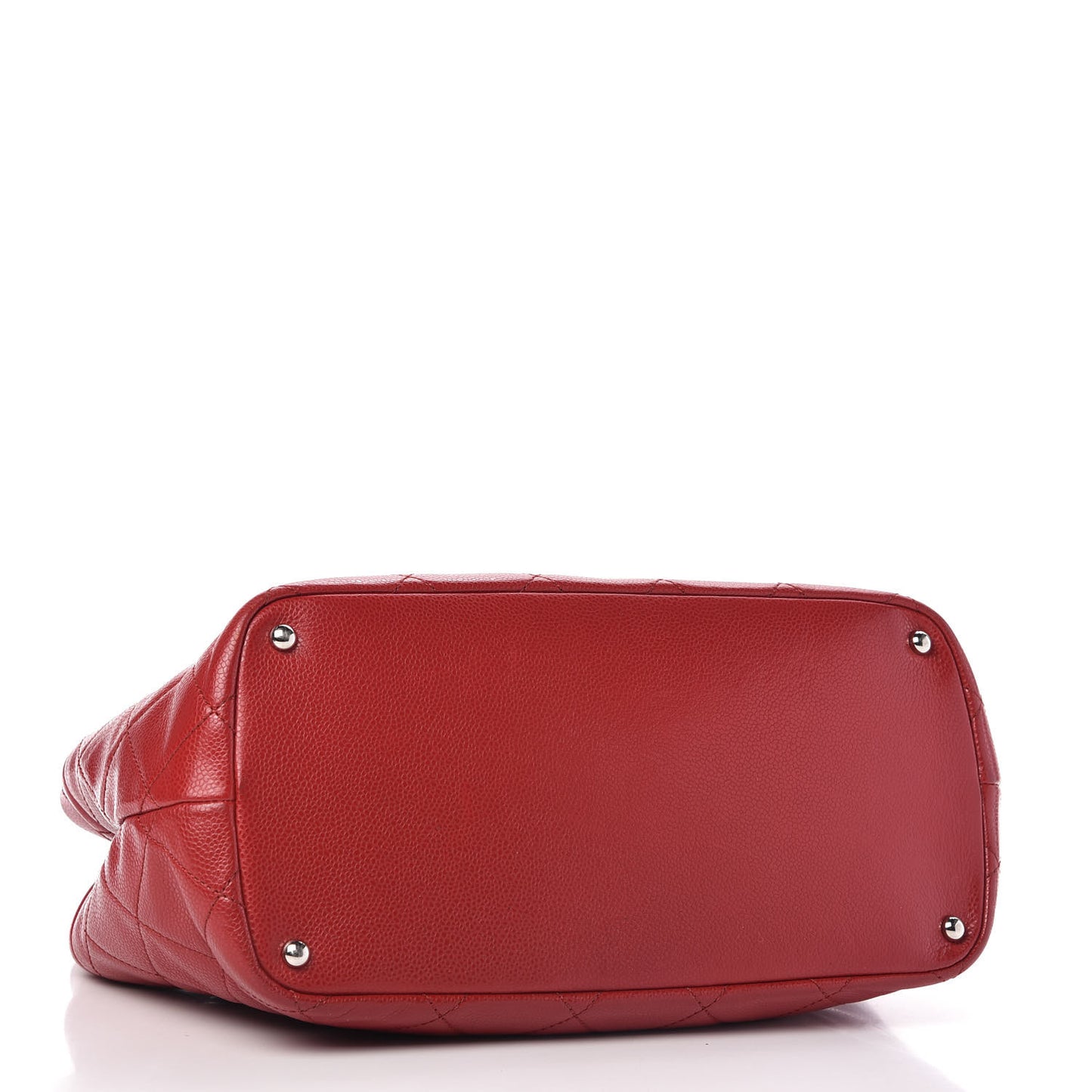 Caviar Quilted Timeless CC Soft Tote Red