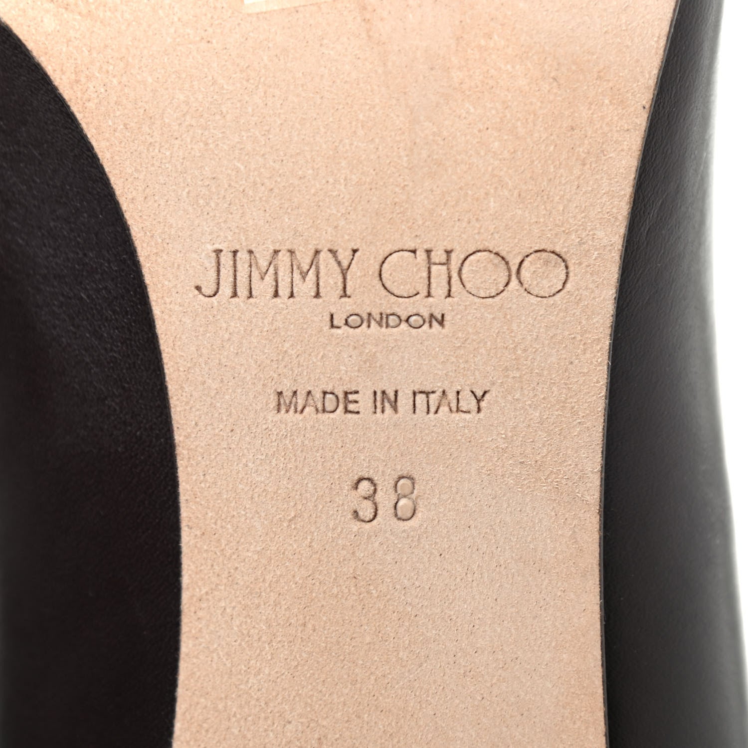 Jimmy Choo Shiny Calfskin Mahesa 85 Knee High Boots 38 Brown 6 of 9