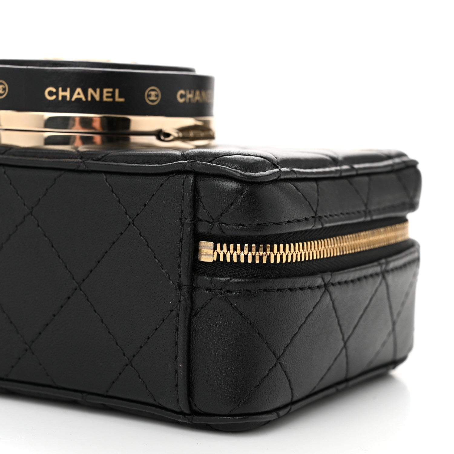 Chanel Lambskin Quilted Coco Click Bag Black 10 of 11