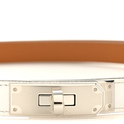 Hermes Epsom Kelly Belt White 4 of 4