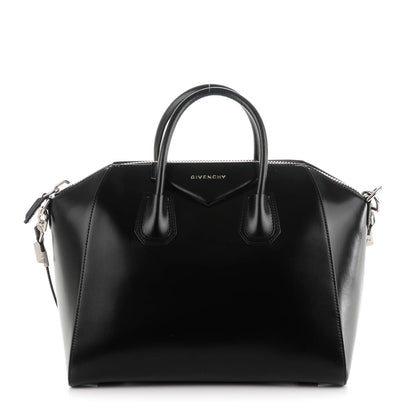 Givenchy Shiny Lord Calfskin Medium Antigona Black 1 of 7