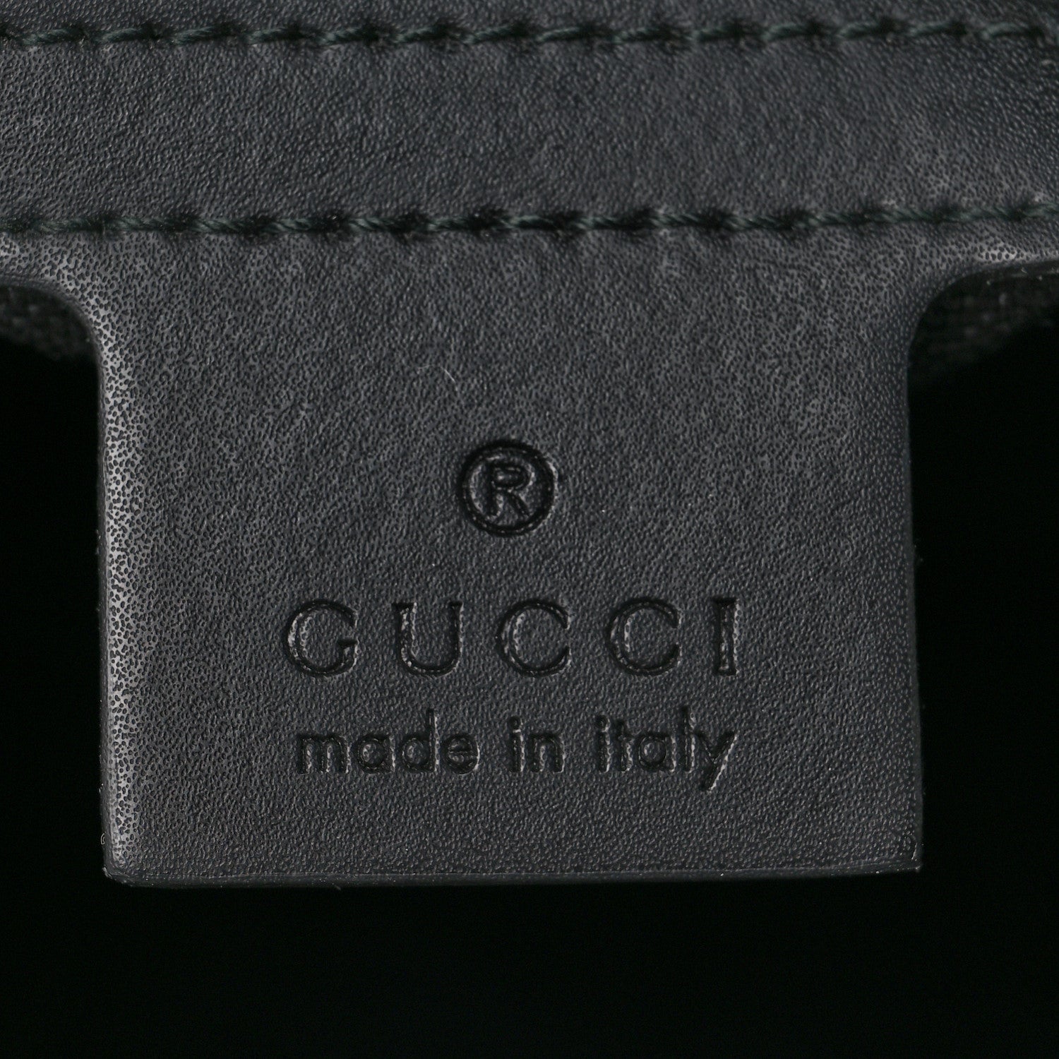 Gucci GG Supreme Monogram Appia Calfskin Web Flat Messenger Bag Black Grey 6 of 9