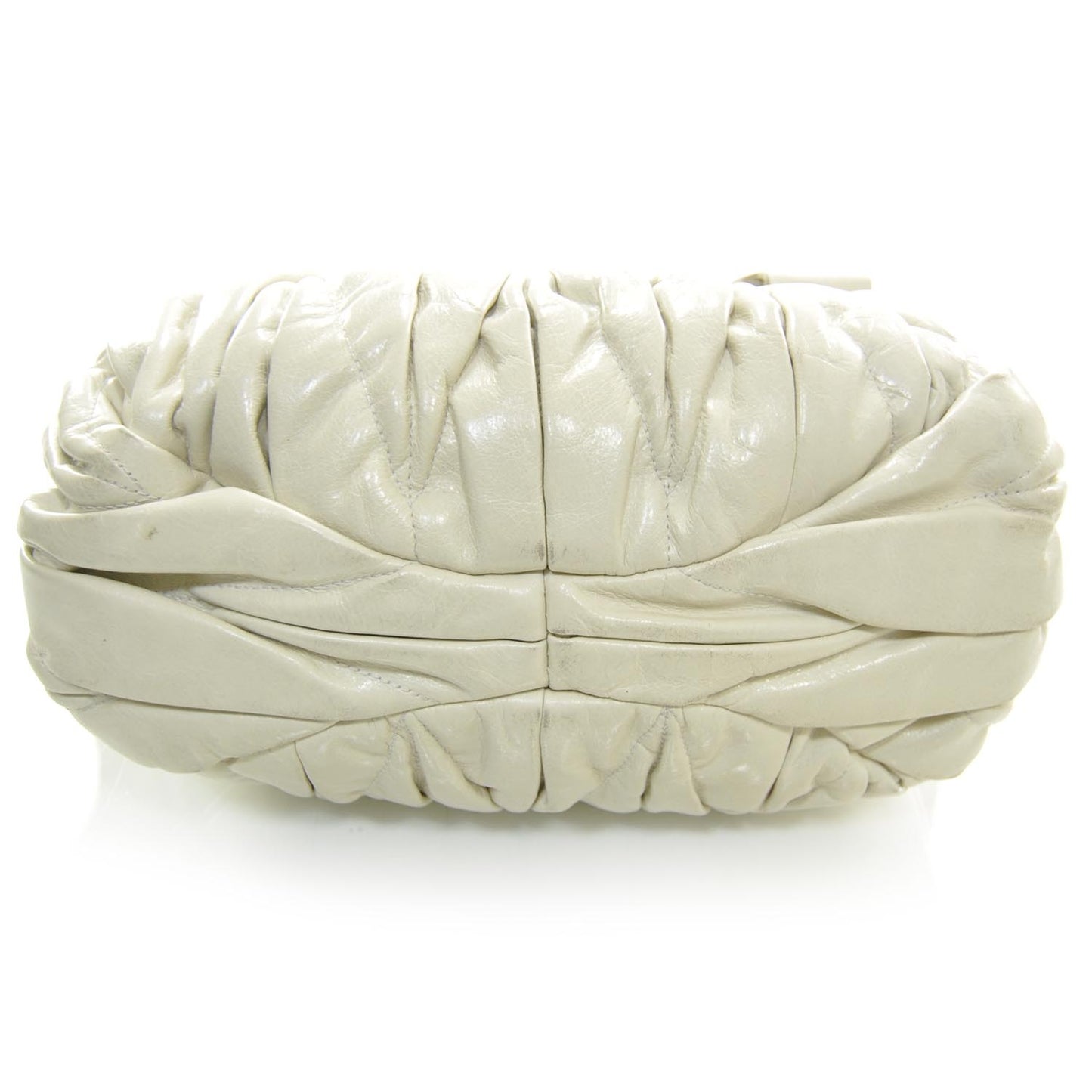 Lambskin Small Matelasse Coffer Ivory