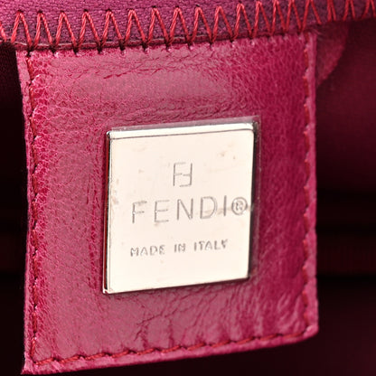 Fendi Nylon Mini Baguette Red 6 of 10