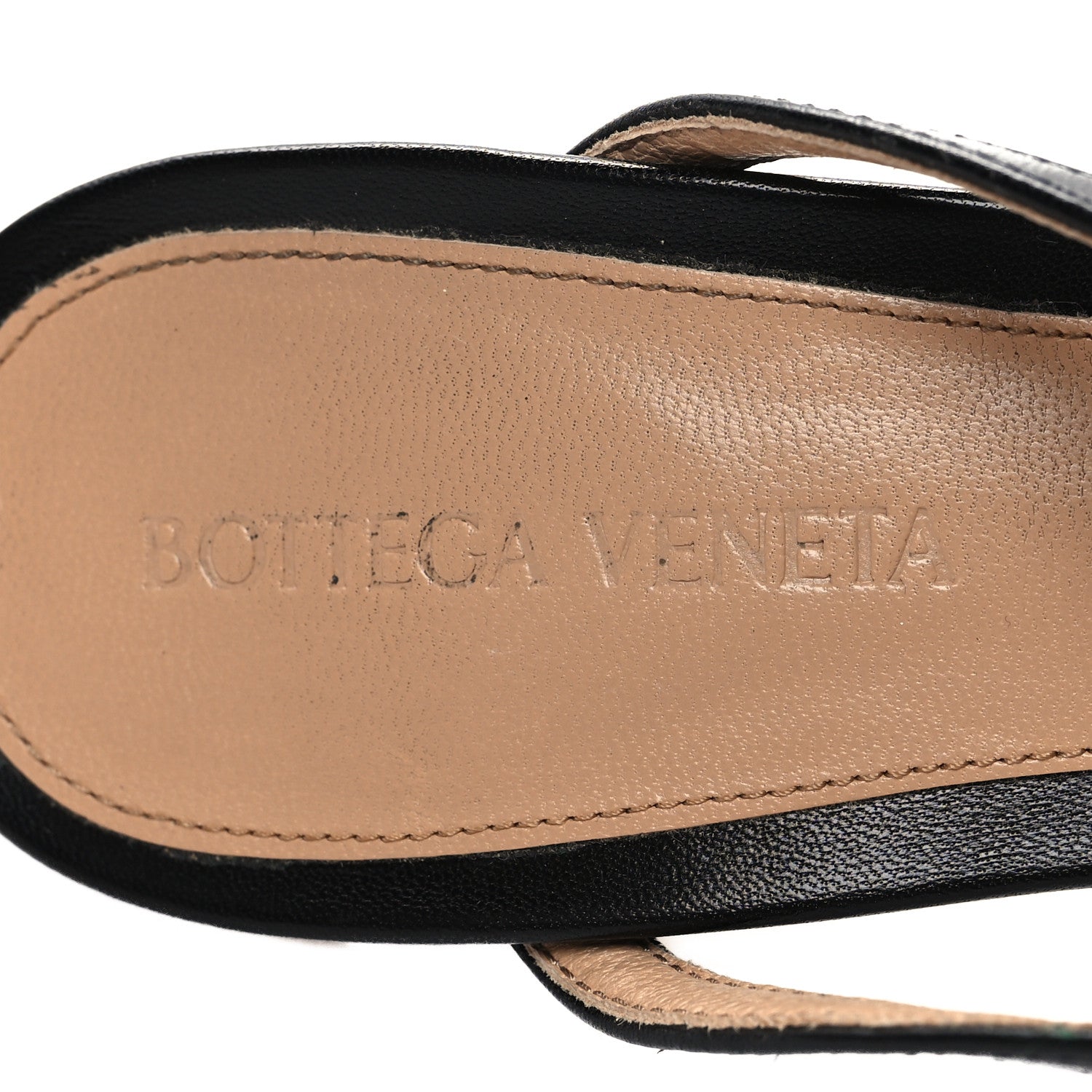 Bottega Veneta Lambskin Stretch Multi Strap 90mm Sandals 38 Black 7 of 7