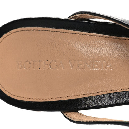 Bottega Veneta Lambskin Stretch Multi Strap 90mm Sandals 38 Black 7 of 7