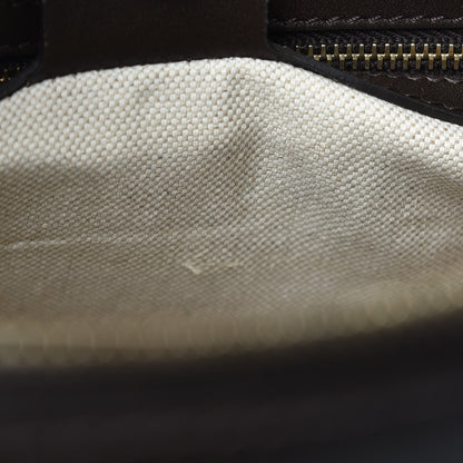 Gucci Monogram Vintage Web Medium Boston Dark Brown 11 of 12