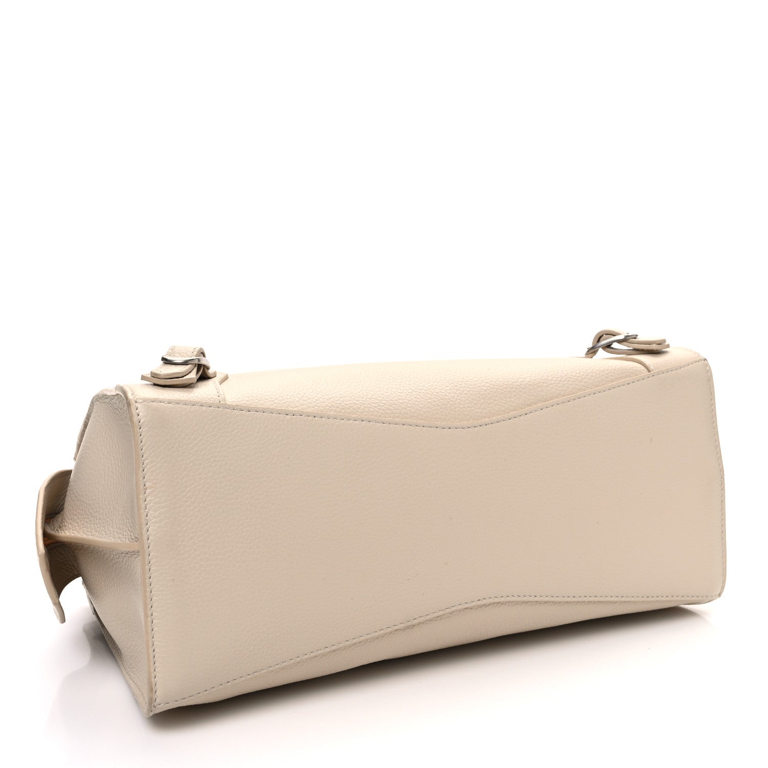 Balenciaga Grained Calfskin Neo Classic Silver Hardware S City Cream 4 of 12