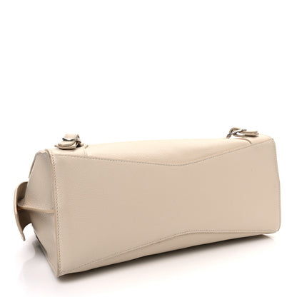 Balenciaga Grained Calfskin Neo Classic Silver Hardware S City Cream 4 of 12