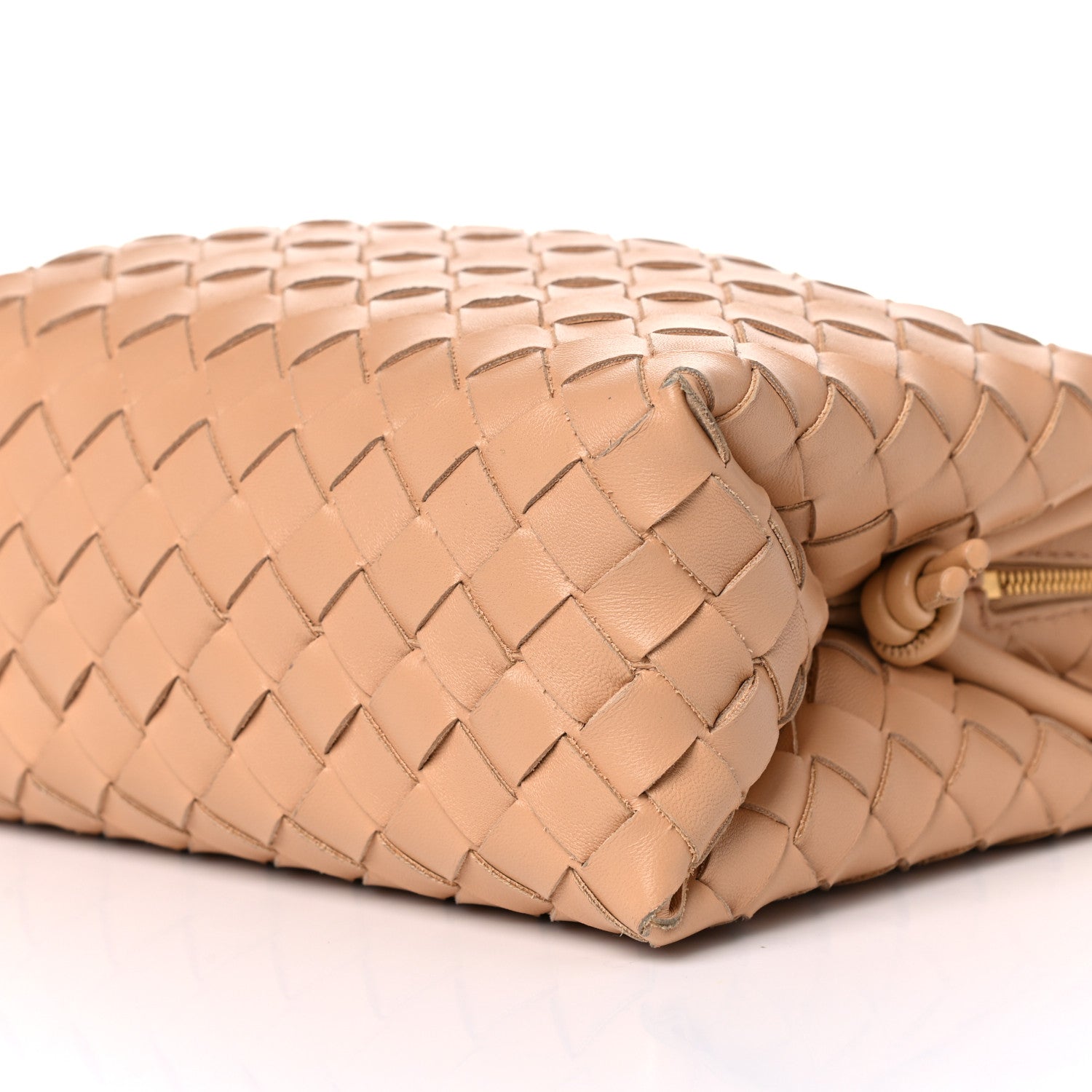 Bottega Veneta Nappa Intrecciato Small Loop Camera Bag Almond 8 of 11